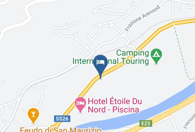 Aosta - Hotel Sarre Maps
