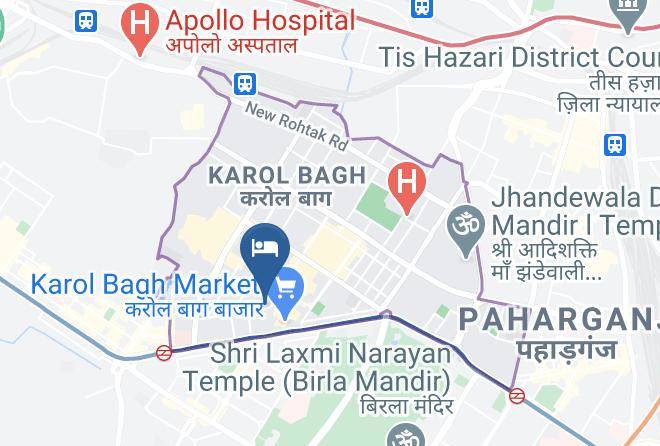 Karol Bagh - Hotel Sarthak Palace Maps