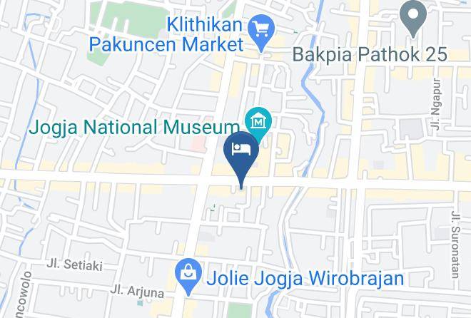Kota Yogyakarta - Hotel Sartika Maps