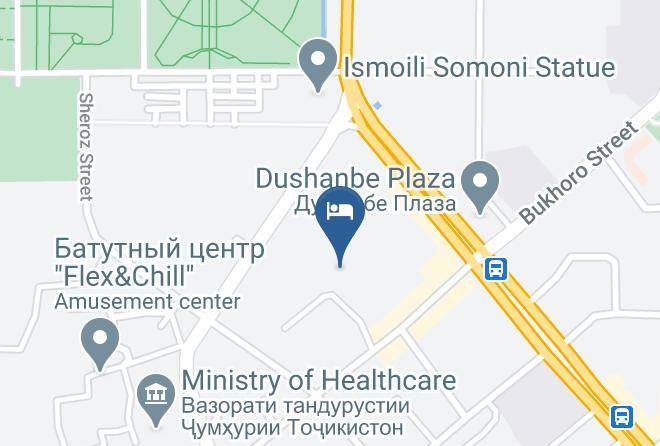 Dushanbe - Hotel Sarvar Maps