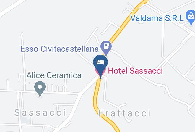 Viterbo - Hotel Sassacci Maps