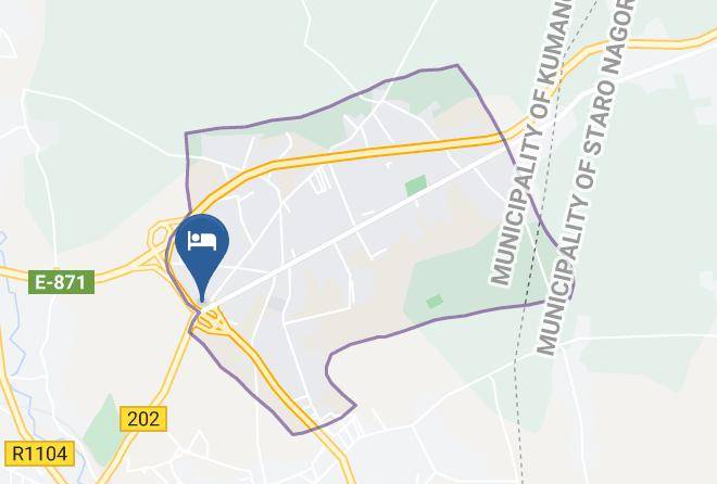 Kumanovo - Hotel Satelit Maps