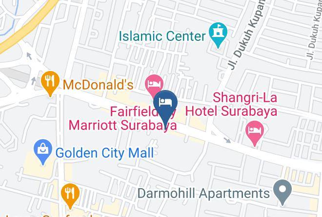 Kota Surabaya - Hotel Satelit Maps