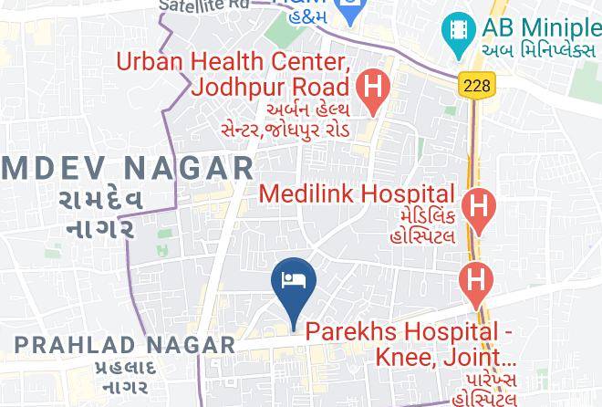 Ahmadabad - Hotel Satellite Inn By Mtrip Maps