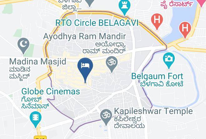 Belgaum - Hotel Satkar Maps