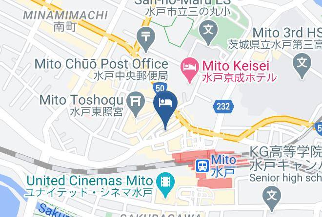 Mito City - Hotel Sato Mito Maps