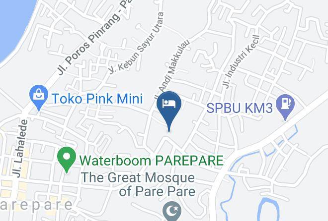 Kota Parepare - Hotel Satria Wisata Maps