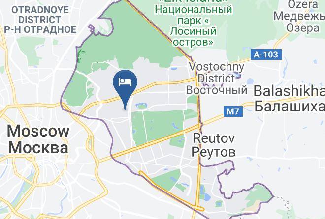 Moscow - Hotel Saturn Maps