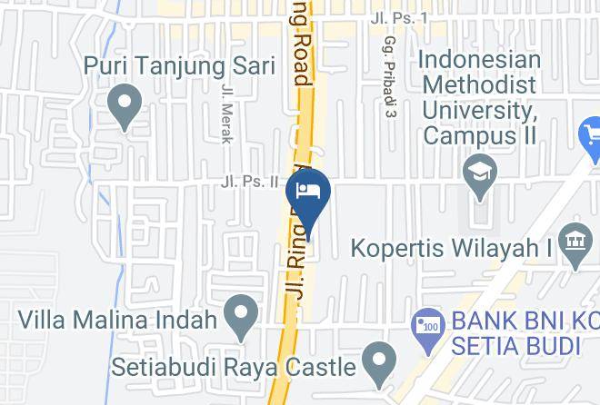 Kota Medan - Hotel Saudara Syariah Maps