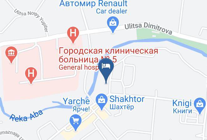 Novokuznetsk - Hotel Sauna Cuba Maps