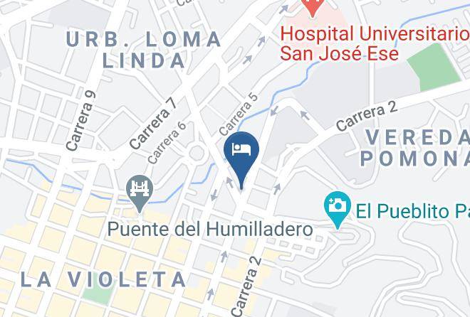 Popayan - Hotel Sausalito Maps