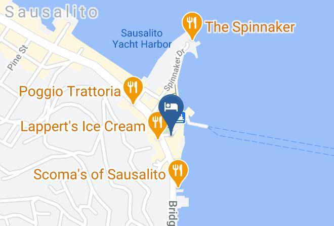 Marin - Hotel Sausalito & Suites Maps