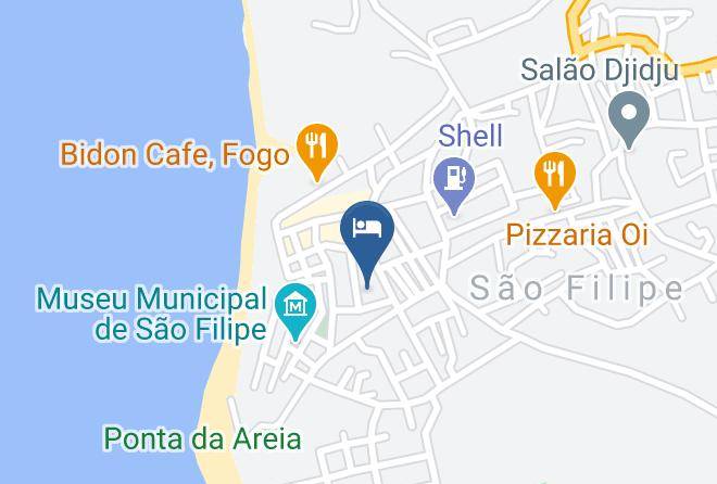 Sao Filipe - Hotel Savana Maps