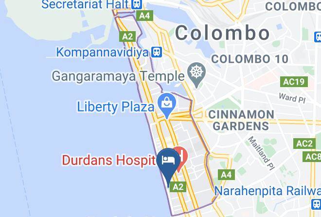 Colombo - Hotel Savinka Colombo Maps