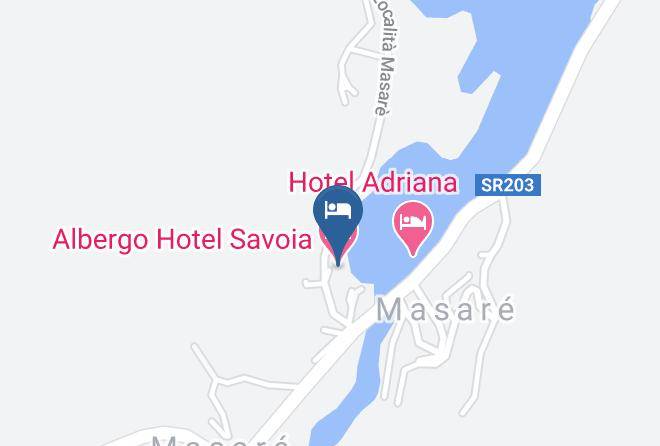 Albergo Hotel Savoia Map