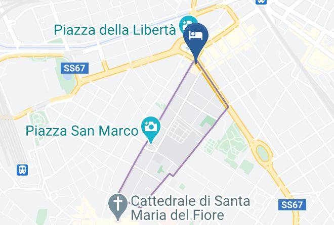 Florence - Hotel Savonarola Maps
