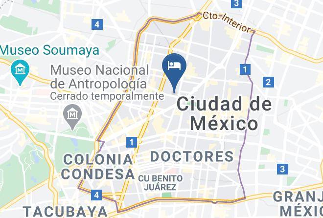 Cuauhtemoc - Hotel Savoy Maps