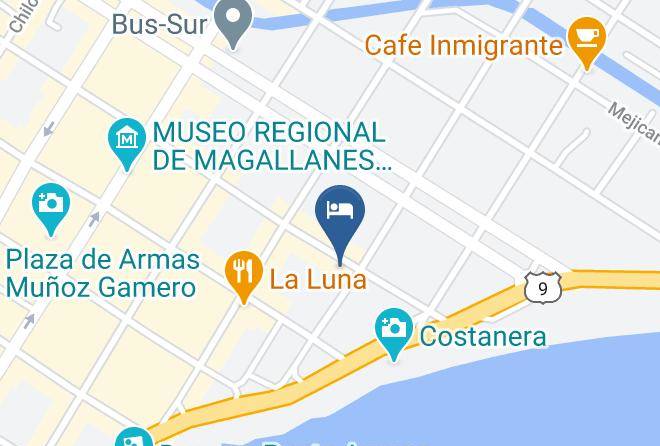 Magallanes Province - Hotel Savoy Maps