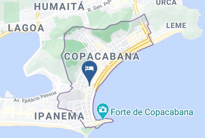 Rio De Janeiro Acabana - Hotel Savoy Othon Maps