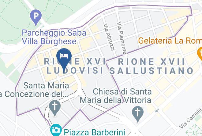 Rome - Hotel Savoy Roma Maps