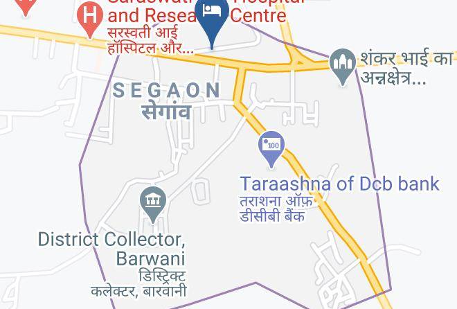 Barwani - Hotel Sawariya Maps
