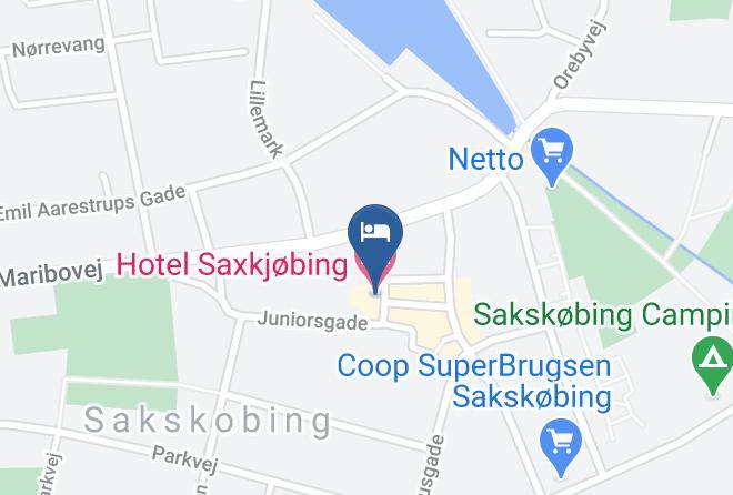 Sakskobing - Hotel Saxkjobing Maps