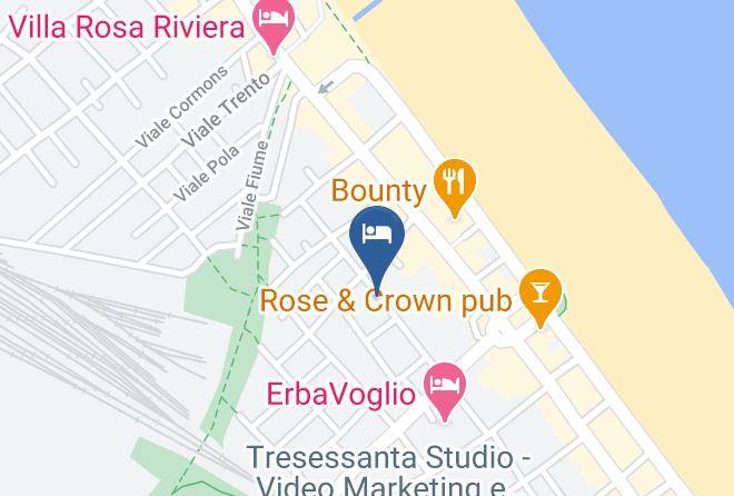 Rimini - Hotel Saxon Maps