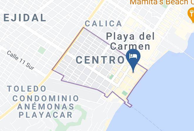 Solidaridad - Hotel Sayab 5ta Av Maps