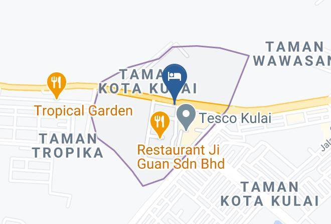 Kulai Jaya - Hotel Sayang Kulai Maps