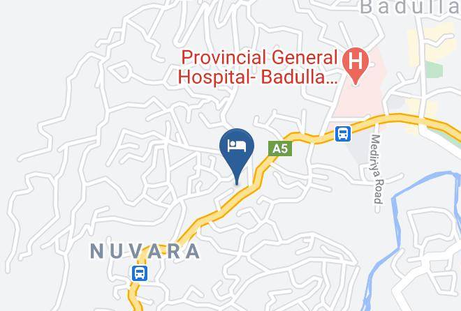 Badulla - Hotel Sayonara Maps