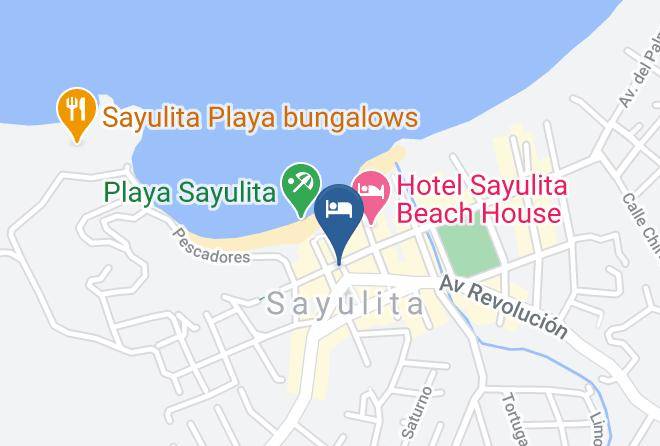 Bahia De Banderas - Hotel Sayulita Central Maps