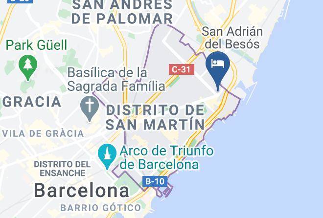 Barcelona - Hotel Sb Diagonal Zero Maps