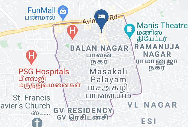 Coimbatore - Hotel Sbs Grand Maps