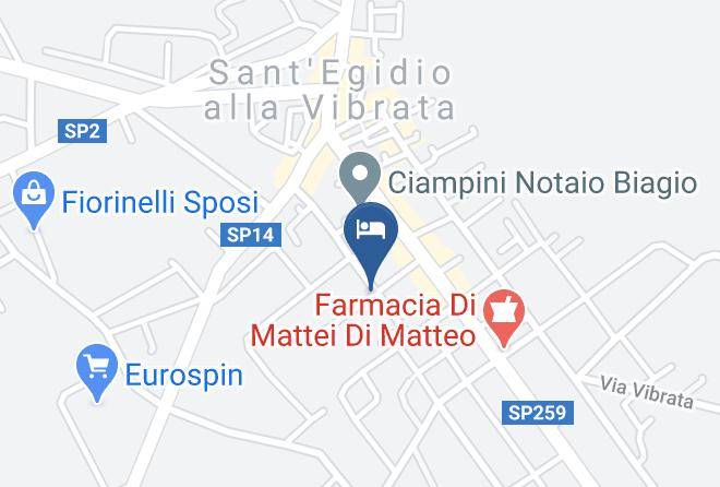 Teramo - Hotel Scacco Rosso Maps