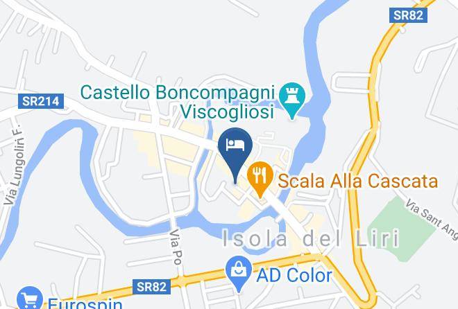 Frosinone - Hotel Scala Maps