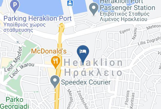 Iraklion - Hotel Scala Maps
