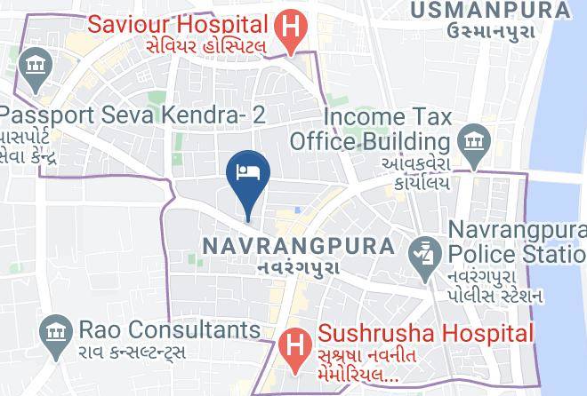 Ahmadabad - Hotel Scenaria Maps