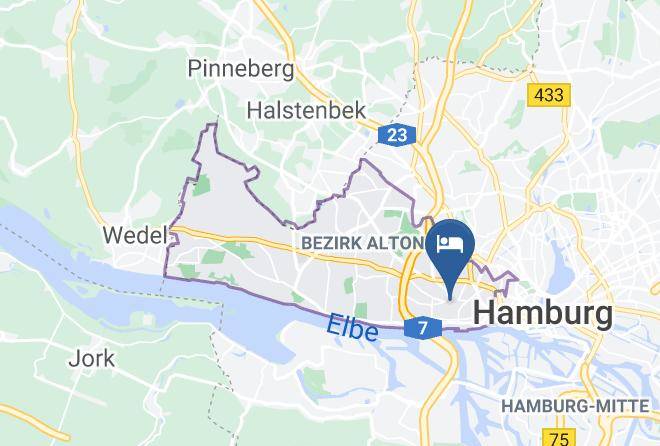 Stadt Hamburg - Hotel Schanzenstern Altona Maps
