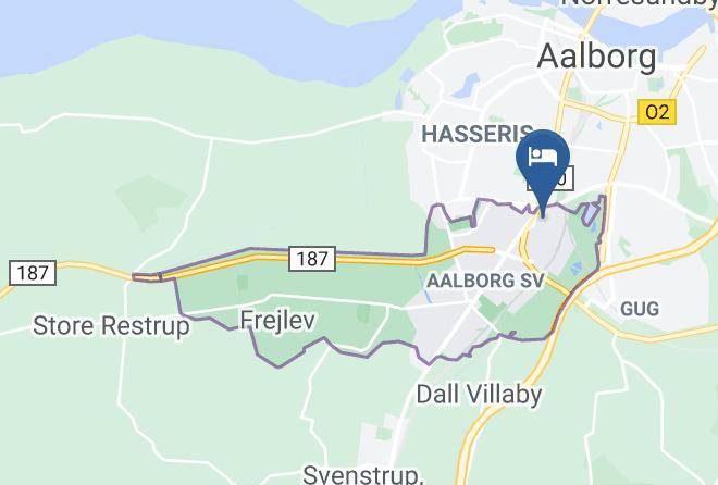 Aalborg - Hotel Scheelsminde Maps
