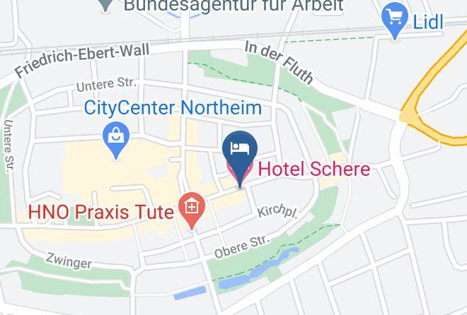 Northeim - Hotel Schere Maps