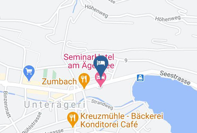 Unterageri - Hotel Schiff Maps