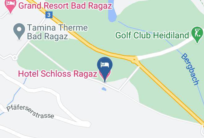Sargans - Hotel Schloss Ragaz Maps