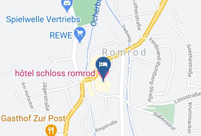 Vogelsbergkreis - Hotel Schloss Romrod Maps
