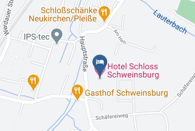 Zwickau - Hotel Schloss Schweinsburg Maps