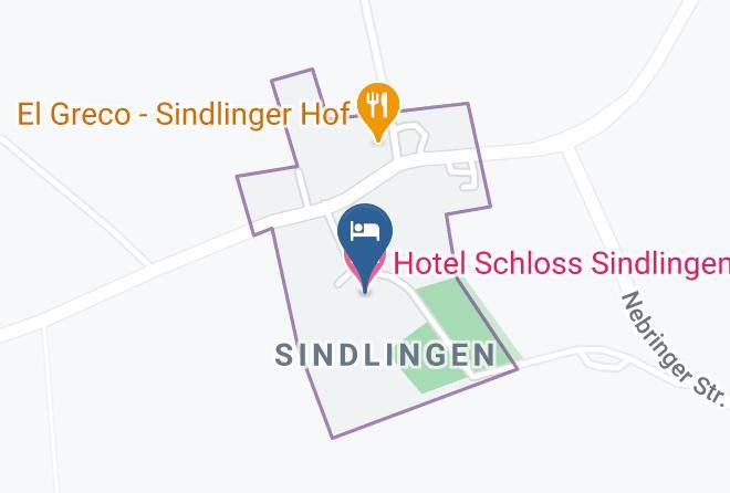Hotel Schloss Sindlingen Map