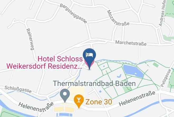 Baden - Hotel Schloss Weikersdorf Residenz & Spa Maps