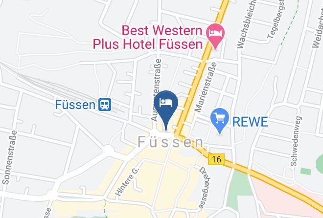 Ostallgau - Hotel Schlosskrone Fussen Maps