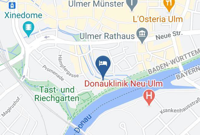Ulm - Hotel Schmales Haus Maps
