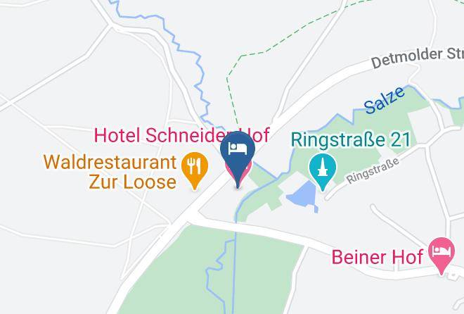 Lippe - Hotel Schneider Hof Maps