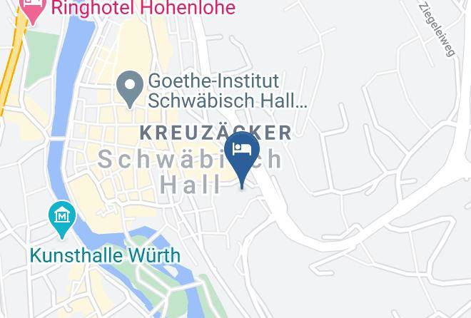 Schwabisch Hall - Hotel Scholl Maps